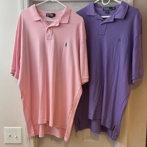 Ralph Lauren Polo Shirts in Pink and Purple